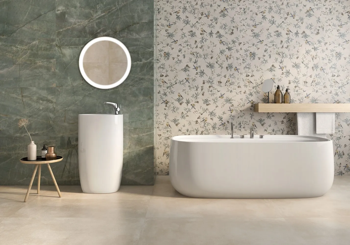 Фото в интерьере Roca Ceramica Marble