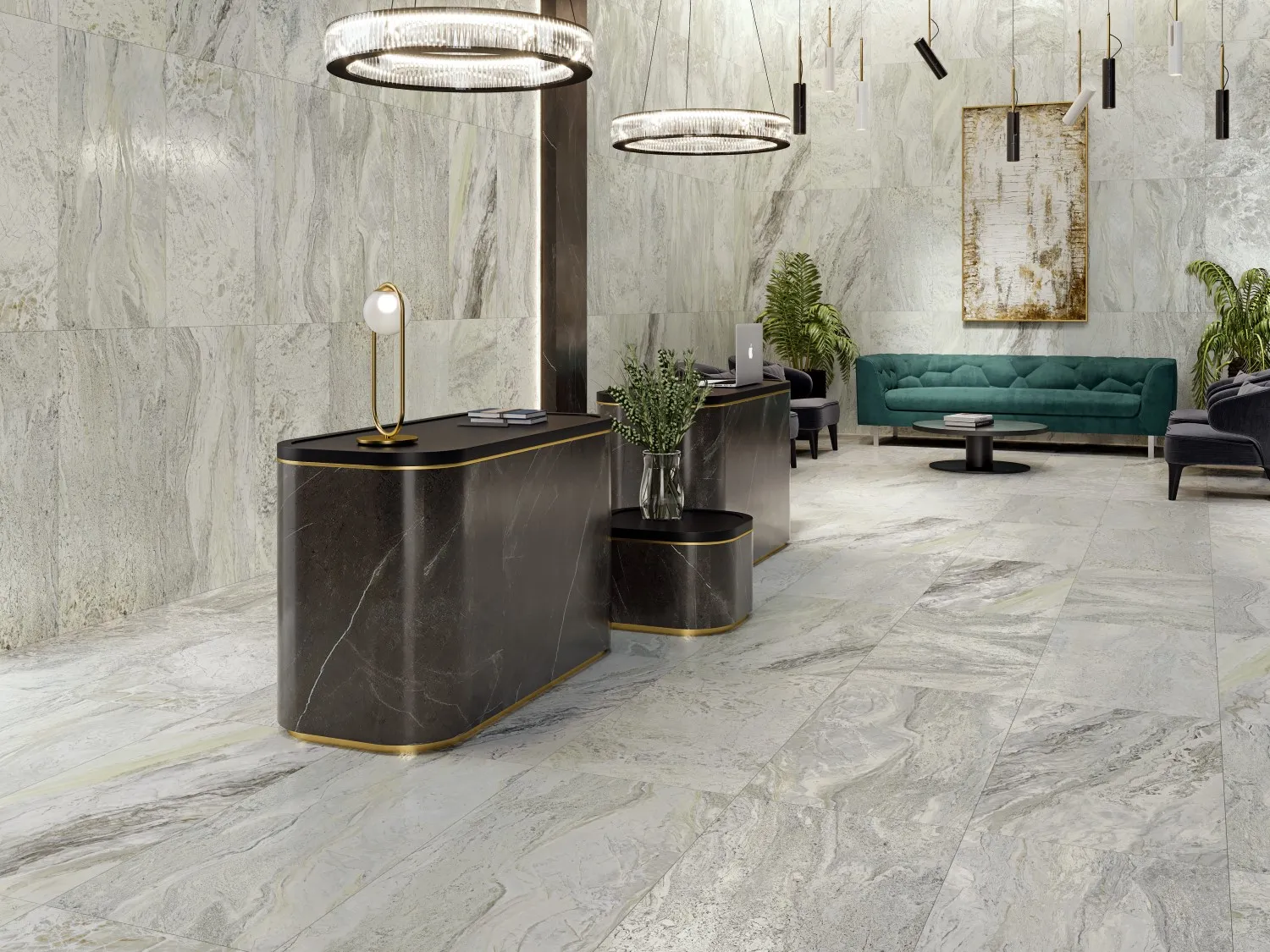 Фото в интерьере Roca Ceramica Marble