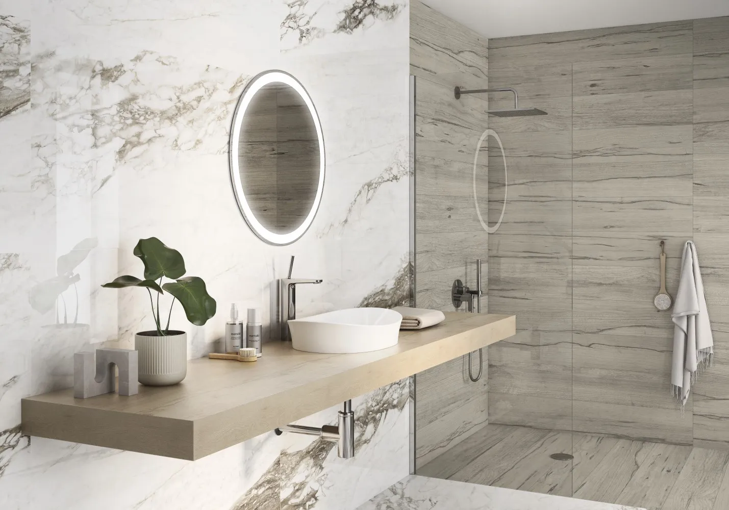 Фото в интерьере Roca Ceramica Marble
