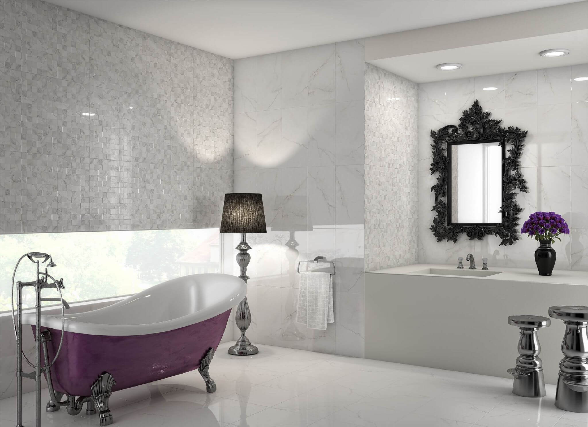 Фото в интерьере для ванной Saloni Ceramica Corinto