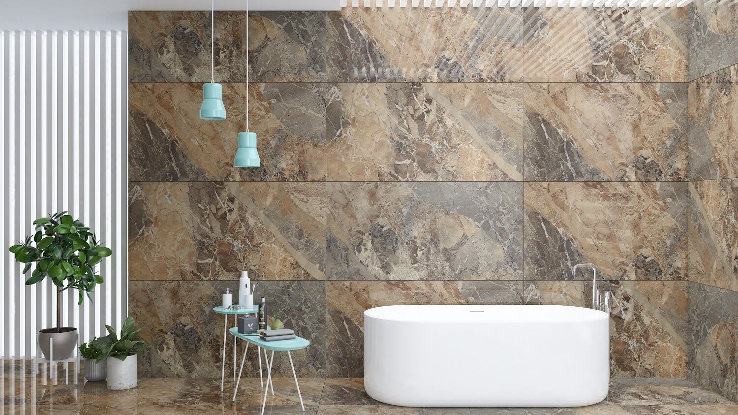 Фото в интерьере для ванной Seron Persian Granite