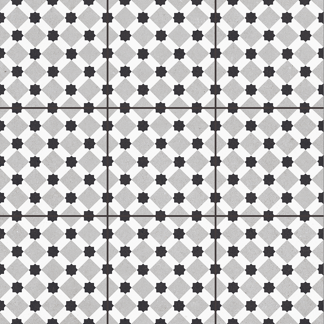 Матовый Staro Керамогранит Carpets Rondo Grey Matt 60х60