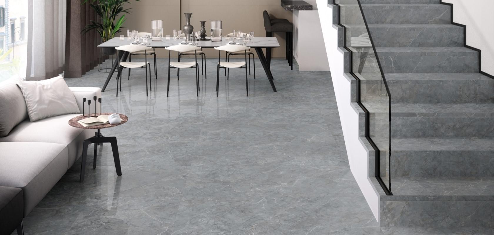 Фото в интерьере для гостиной Supergres Purity Marble