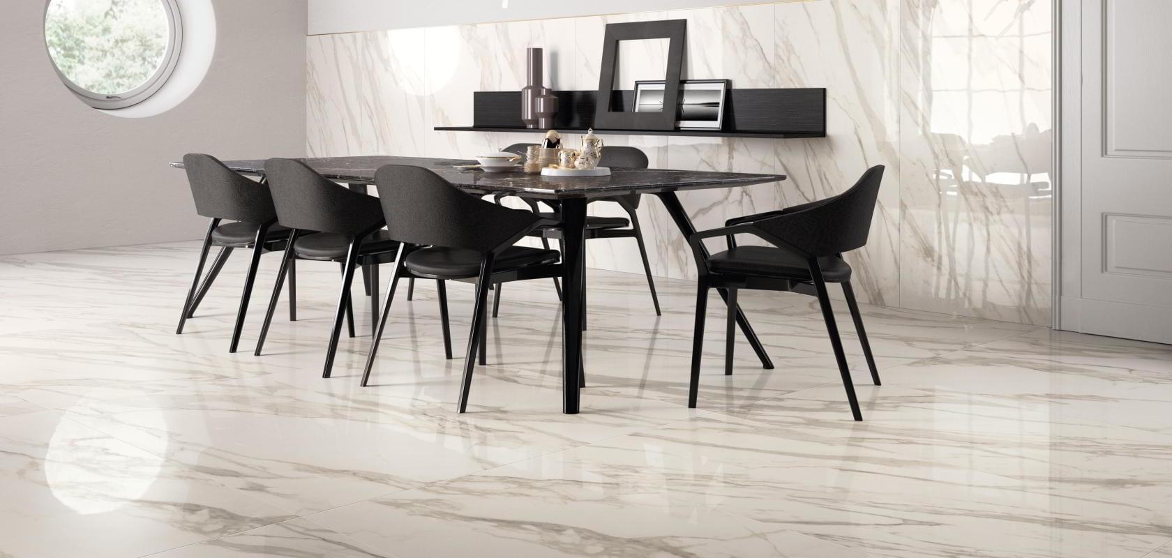 Фото в интерьере для кафе и ресторана Supergres Purity Marble