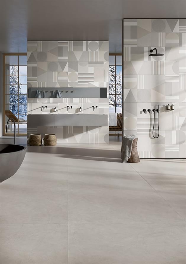 Фото в интерьере для душа Tuscania Ceramiche Le Resina