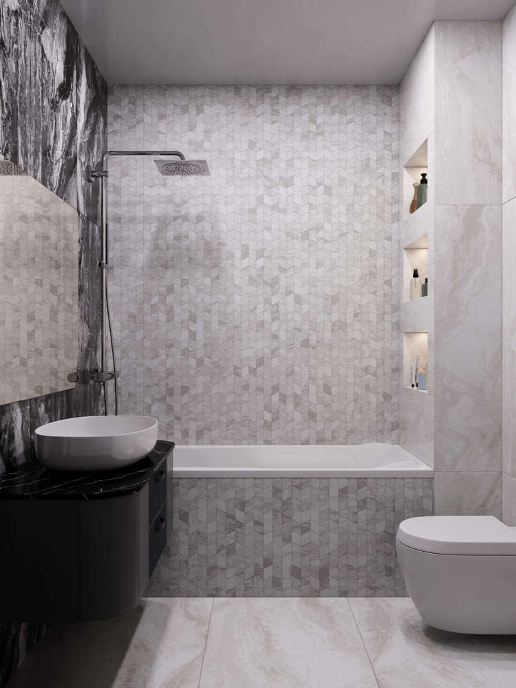 Фото в интерьере для ванной Velsaa Mosaic