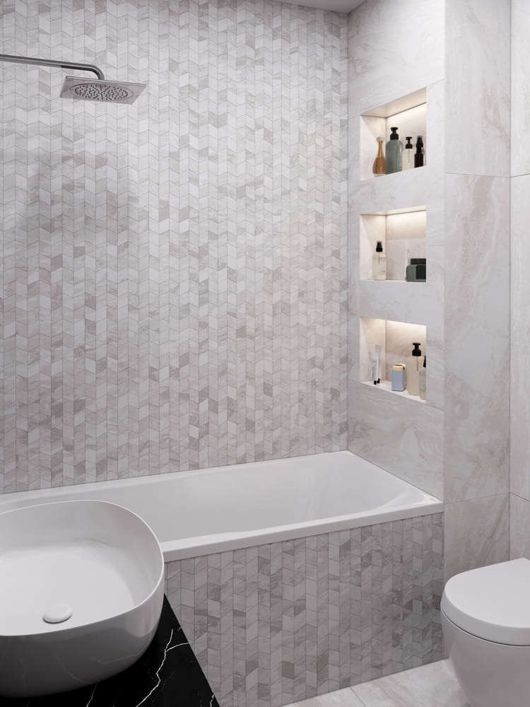 Фото в интерьере для ванной Velsaa Mosaic