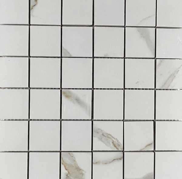 Керамическая Мозаика Velsaa Satvario Gold Mosaic Сатварио Голд Чип 4.7x4.7 — фото 4