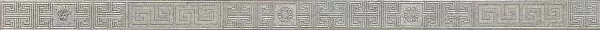 Бордюр Versace Керамогранит 261132 GREEK LISTELLO Grigio 4х80