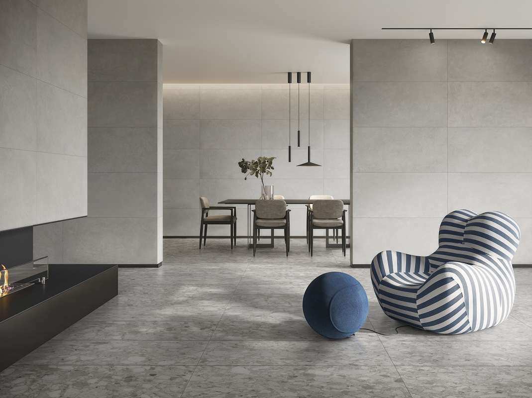 Фото в интерьере для гостиной Vitra CementBase