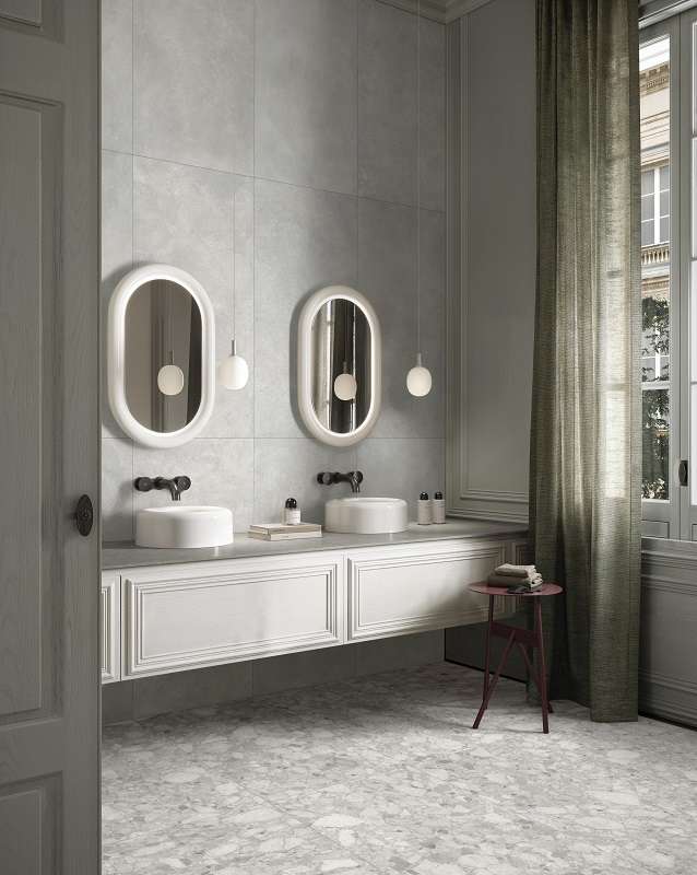Фото в интерьере для ванной Vitra CementBase