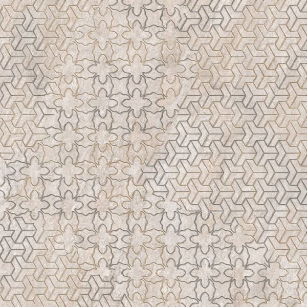 Vitra Quarstone Декор  Пэчворк  Матовый R10B 7Рек 60x60 — фото 2