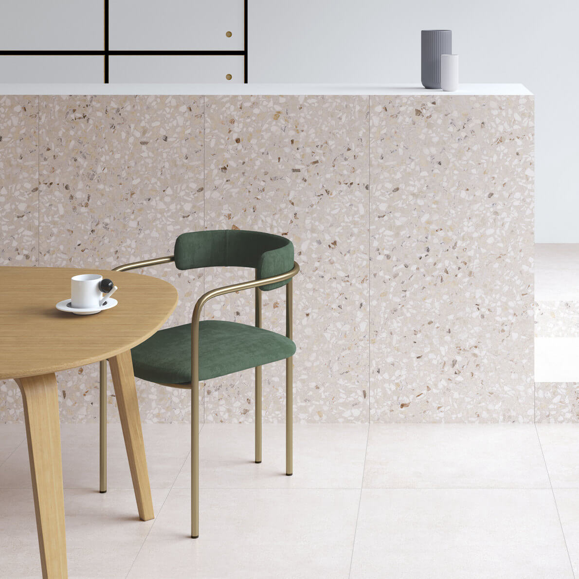 Фото в интерьере Vitra Terrazzo-X